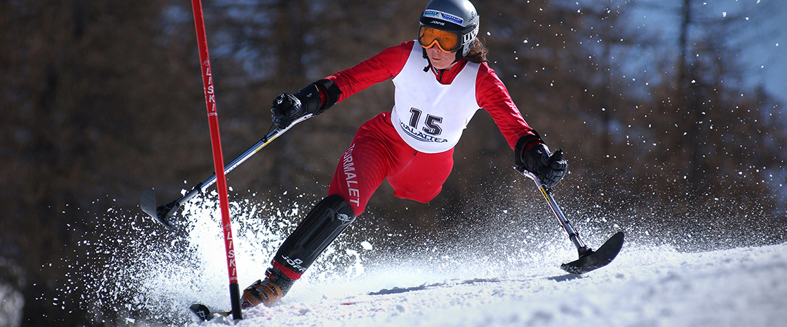 Ski alpin stock image