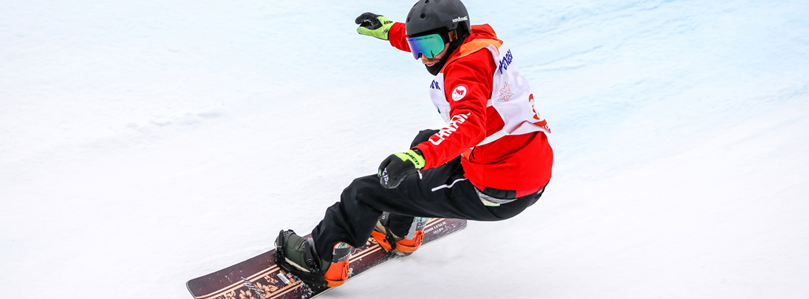 Snowboarding stock image