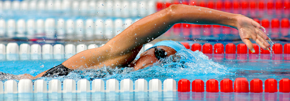 Swimming stock image